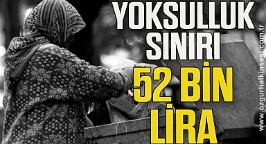 Yoksulluk Sınırı 52 Bin Lira