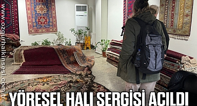 Yöresel halı sergisi açıldı