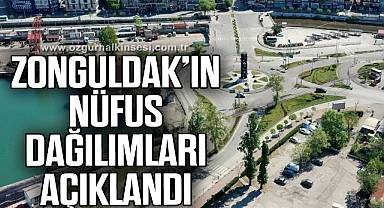 Zonguldak’ın medeni duruma göre nüfus dağılımları açıklandı