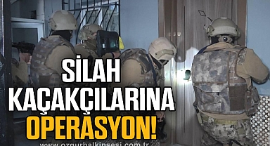 Zonguldak'ta silah kaçakçılarına operasyon!