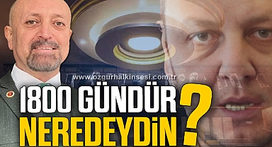 1800 gündür neredeydin?