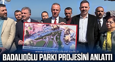 ALAN, BADALIOĞLU PARKI PROJESİNİ ANLATTI