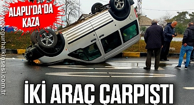 Alaplı’da iki araç çarpıştı