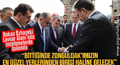 Bakan Özhaseki, Lavuar Alanı’nda incelemelerde bulundu
