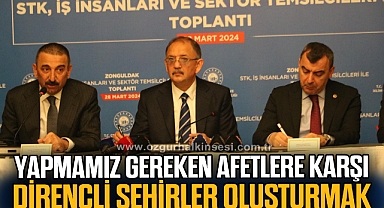 Bakan Özhaseki: