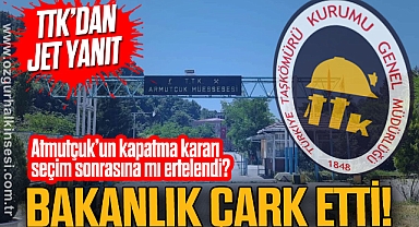 BAKANLIK ÇARK ETTİ!