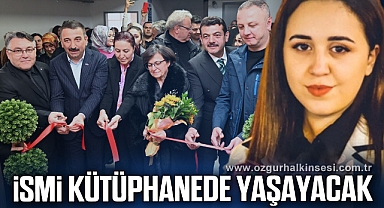 Beran Alp'in Adı Kütüphanede Yaşayacak