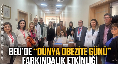 BEÜ’de “Dünya Obezite Günü” Farkındalık Etkinliği