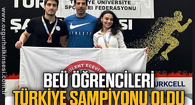 BEÜ Öğrencileri Türkiye Şampiyonu Oldu