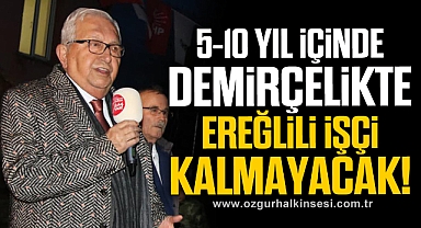 “BÖYLE GİDERSE 5-10 YIL İÇİNDE DEMİRÇELİKTE EREĞLİLİ İŞÇİ KALMAYACAK”