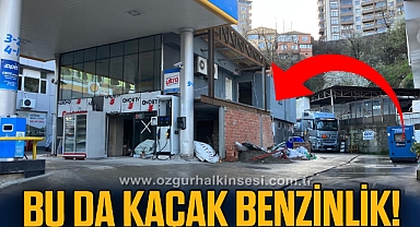 BU DA KAÇAK BENZİNLİK!