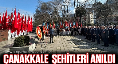 Çanakkale şehitleri anıldı