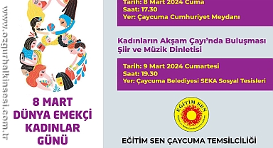 ÇAYCUMA EĞİTİM SEN'DEN 8 MART ETKİNLİĞİ
