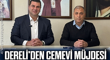 CEM DERELİ’DEN CEMEVİ MÜJDESİ
