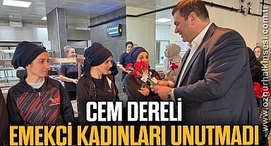 CEM DERELİ EMEKÇİ KADINLARI UNUTMADI