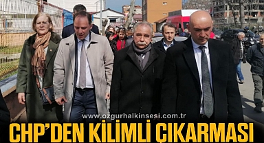 CHP’DEN KİLİMLİ ÇIKARMASI