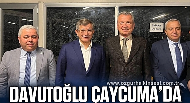 DAVUTOĞLU ÇAYCUMA’DA