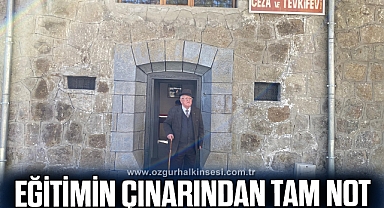 Eğitimin çınarından tam not