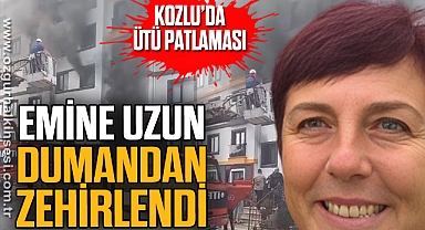 EMİNE UZUN'UN EVİNDE KORKUTAN YANGIN