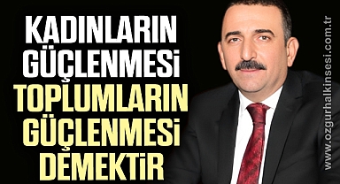 Hacıbektaşoğlu, Kadınlar Günü'nü kutladı