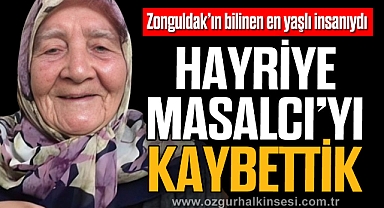 HAYRİYE MASALCI’YI KAYBETTİK