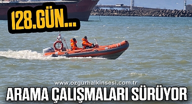 Kafkametler’in kayıp 7 mürettebatını arama çalışmaları 128 gündür sürüyor