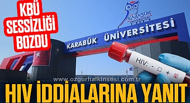 Karabük Üniversitesinden HIV iddialarına yanıt