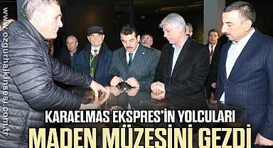 Karaelmas Ekpresi’nin yolcuları, Türkiye’nin ilk Maden Müzesi’ni gezdi