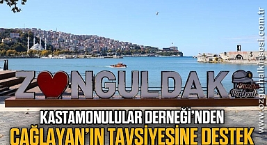 Kastamonulular Derneği’nden Çağlayan’ın tavsiyesine destek