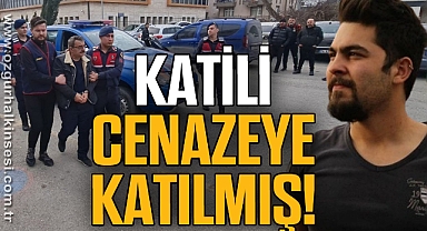 Katili cenazeye katılmış!