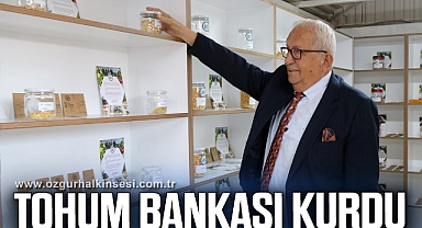 KDZ. EREĞLİ BELEDİYESİ, TOHUM BANKASI KURDU
