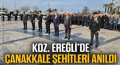 Kdz. Ereğli’de Çanakkale Şehitleri anıldı