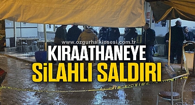 Kıraathaneye silahlı saldırı