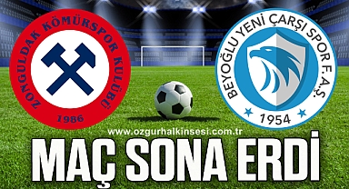 MAÇ SONA ERDİ