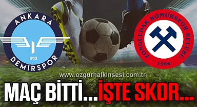 MAÇ SONA ERDİ