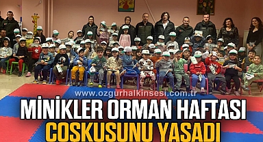 Minikler Orman Haftası coşkusunu yaşadı