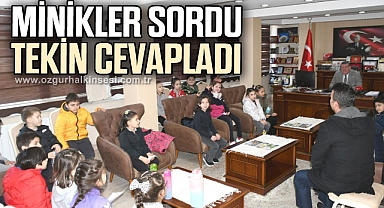 Öğrenciler sordu, Tekin cevapladı