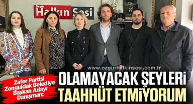 “OLAMAYACAK ŞEYLERİ TAAHHÜT ETMİYORUM”
