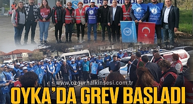 OYKA KAĞITTA GREV BAŞLADI