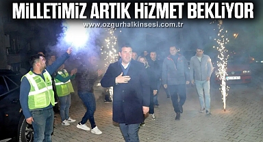 Özcan Ulupınar, “Milletimiz artık hizmet bekliyor”