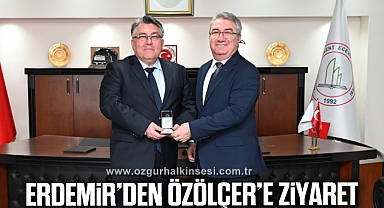 Peker'den Rektör Özölçer'e Ziyaret