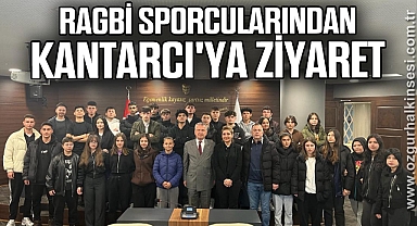 RAGBİ SPORCULARINDAN KANTARCI'YA ZİYARET