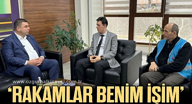 ‘Rakamlar benim işim’