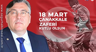 Rektör Özölçer'den 18 Mart Şehitleri Anma Günü ve Çanakkale Deniz Zaferi Mesajı