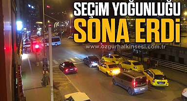 Seçim yoğunluğu Zonguldak'ta sona erdi