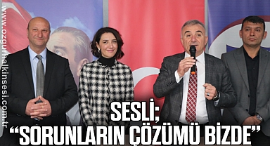 Sesli; “Sorunların Çözümü Bizde”