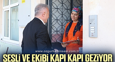Sesli ve ekibi kapı kapı geziyor