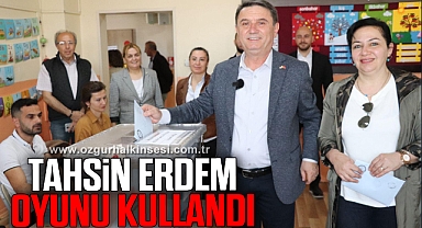 TAHSİN ERDEM OYUNU KULLANDI