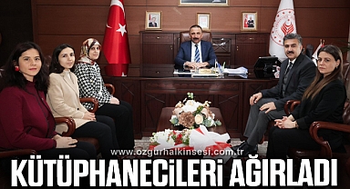 Vali Hacıbektaşoğlu'na Kütüphanecilik Haftası ziyareti
