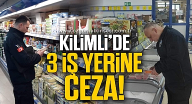 Zabıtan 3 iş yerine ceza